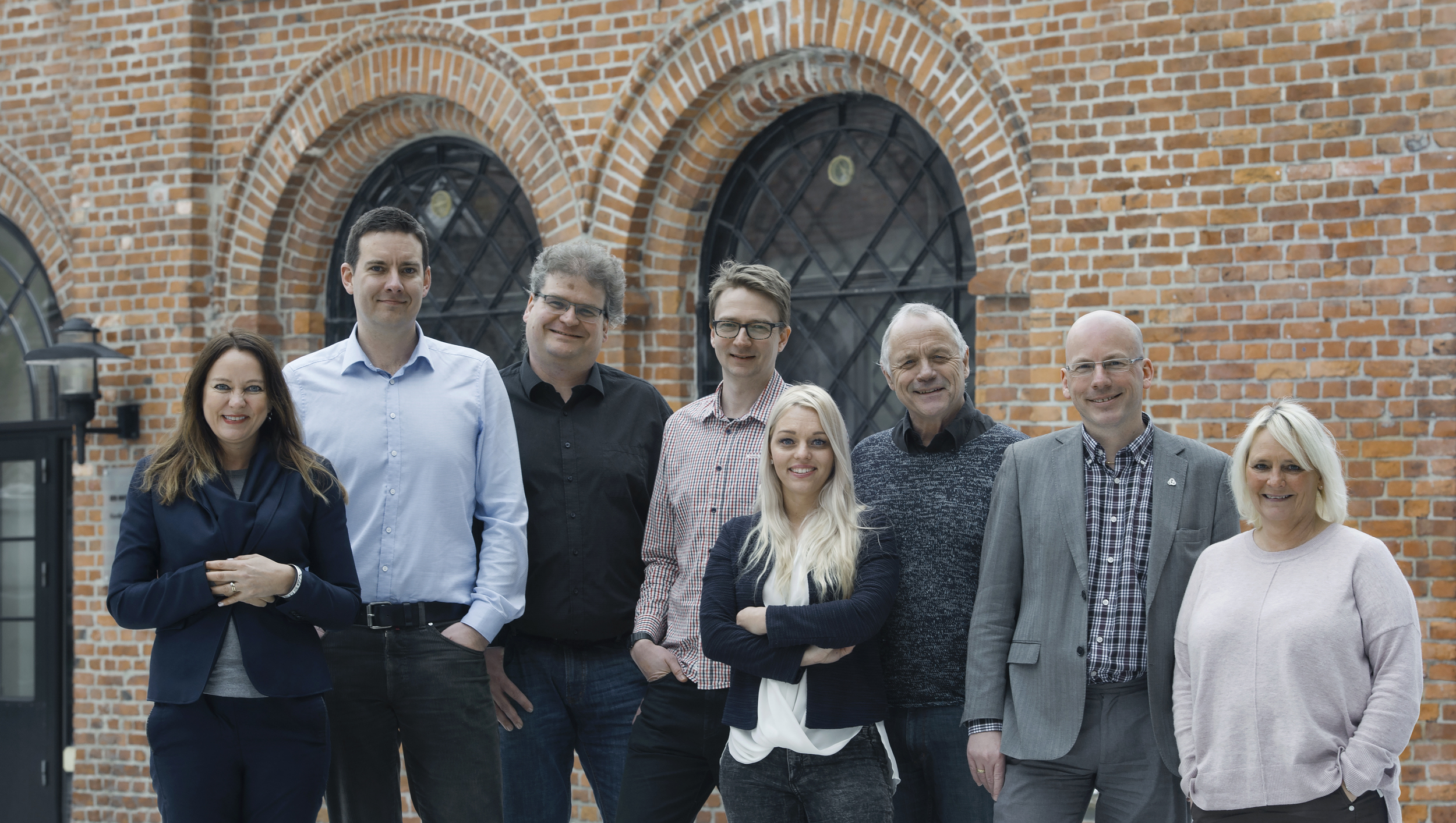 Fagrådet til LHL hjerneslag. Vi er fra venstre: Jeg (brukerrepresentant); Lars Alterheid (overlege ved slagavdelingen Ullevål Sykehus); Frank Becker (klinikkoverlege ved Sunnaas Sykehus); Torgeir Solberg Mathisen (slagsykepleier i LHL);