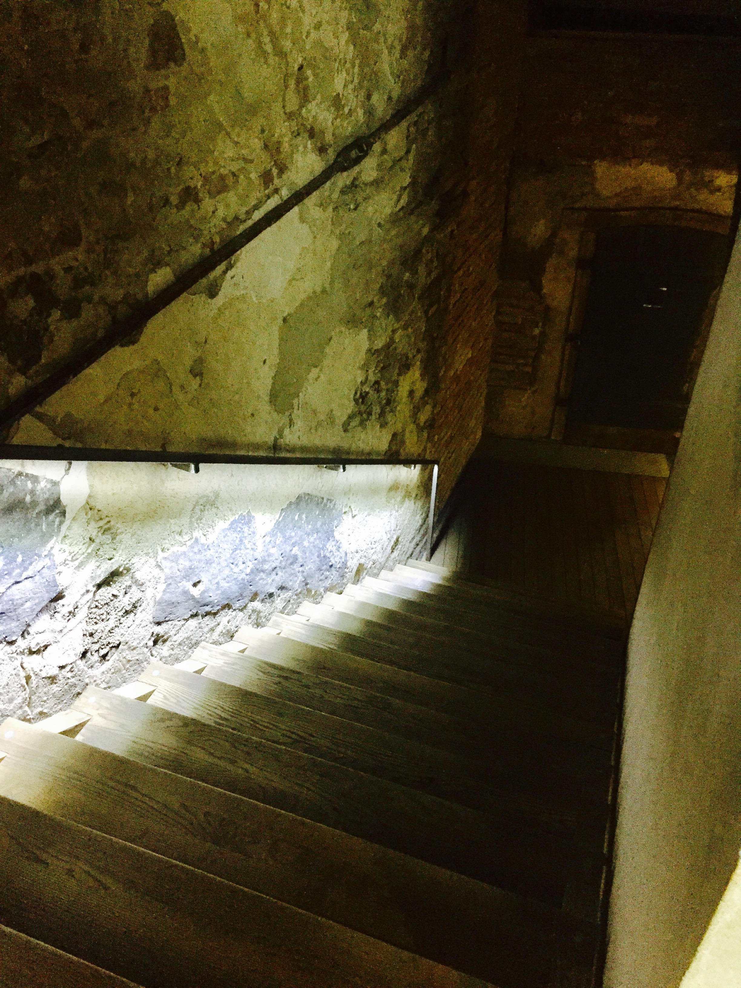 Trapper, trapper, trapper... Her fra slotsborgen i Ljubljana. 