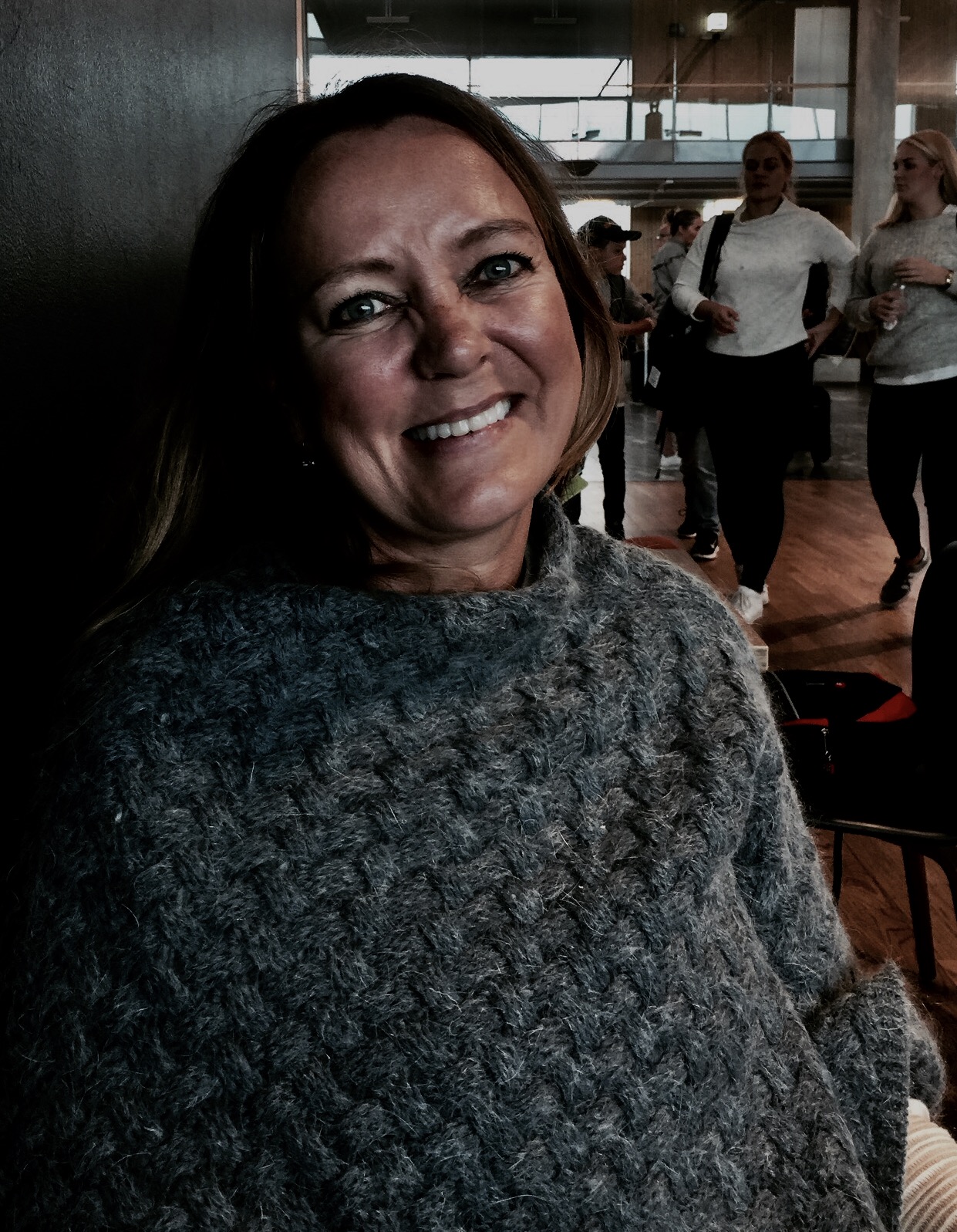 På Gardermoen, klar for å fly.